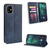 Tuff-Luv Horizontal Flip Leather Case with Wallet for iPhone 11 Blue M1342