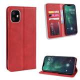 Tuff-Luv Horizontal Flip Leather Case Wallet for iPhone 11 Pro Max Red M1351