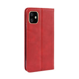 Tuff-Luv Horizontal Flip Leather Case Wallet for iPhone 11 Pro Max Red M1351
