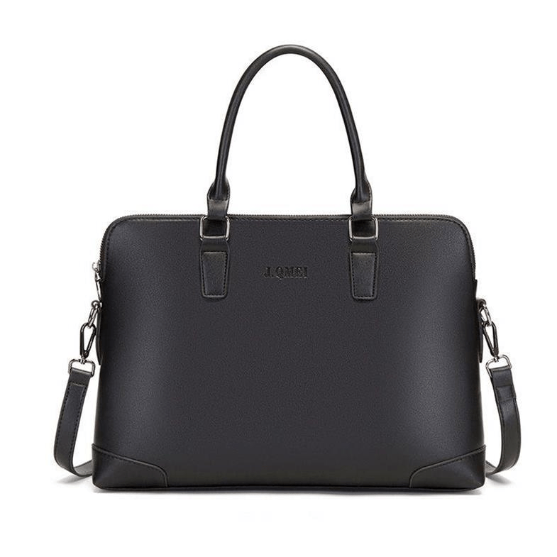 Tuff-Luv Premium 15.6 inch Ladies Hand One Shoulder Crossbody Briefcase - Black M2016