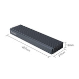 Orico M.2 NVMe non-NVMe Type-C to Type-C USB included 2TB Max SSD Enclosure Grey M2PJM-C3-GY-BP