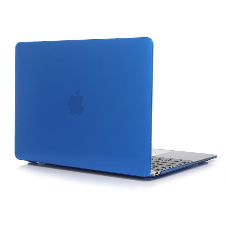 Tuff-Luv Clear Hard-shell Crystal case for Macbook 12-inch - Blue M733