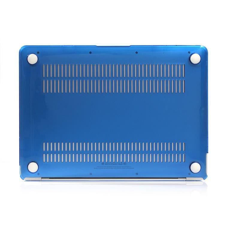 Tuff-Luv Clear Hard-shell Crystal case for Macbook 12-inch - Blue M733
