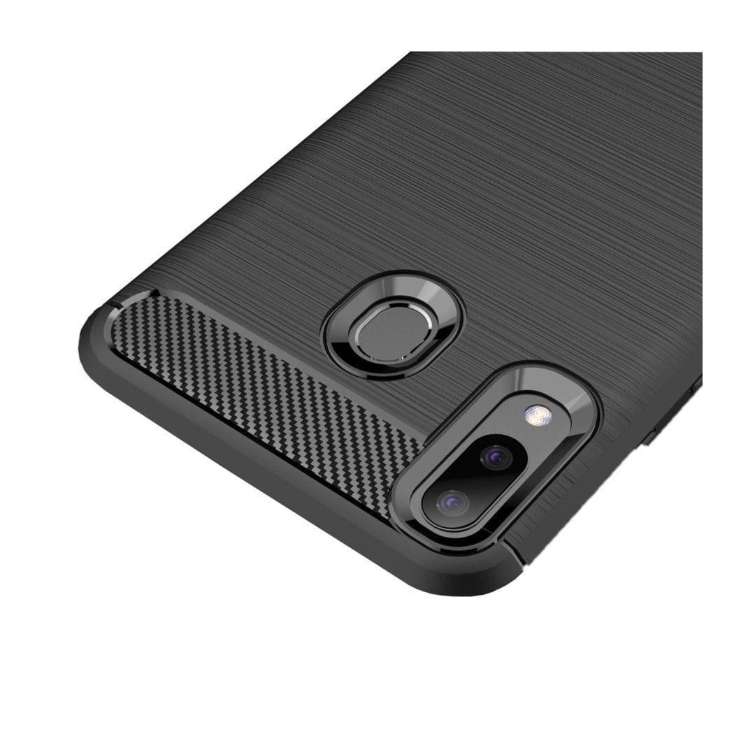 Tuff-Luv TPU Protective Shockproof Back Cover Case for Samsung Galaxy M20 Black M851