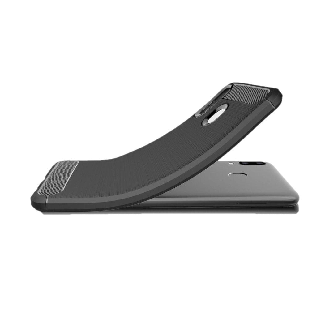Tuff-Luv TPU Protective Shockproof Back Cover Case for Samsung Galaxy M20 Black M851