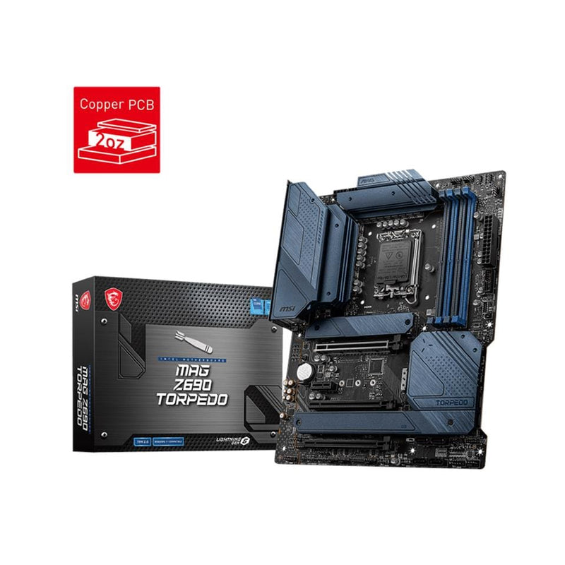 MSI Mag Z690 Torpedo Intel LGA 1700 ATX Motherboard MAG Z690 TORPEDO