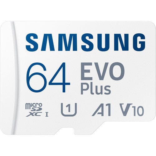 Samsung EVO PLUS Memory Card 64GB MicroSDXC UHS-I Class 10 MB-MC64KA/APC