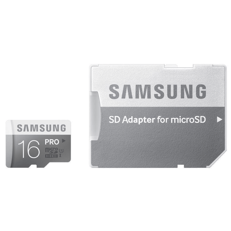Samsung 16GB microSDHC Pro Class 10 UHS Memory Card MB-MG16DA/EU