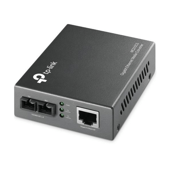 TP-Link MC210CS Gigabit Single-Mode Media Converter Network 1000 Mbits 1310 Nm Black