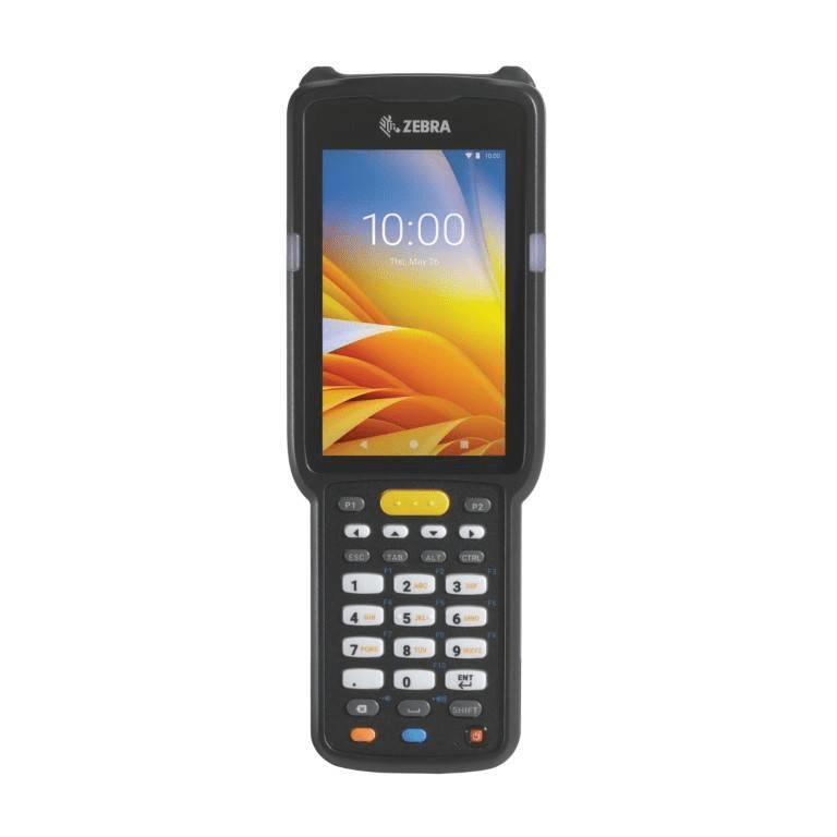 Zebra MC3300x 4-inch 800 x 480p Touchscreen Handheld Mobile Computer Black MC330L-GE3EG4RW