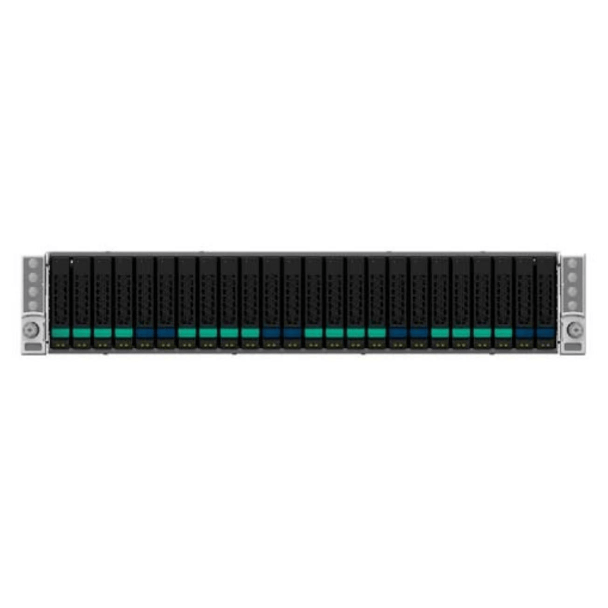 Intel MCB2224BPHY1 Server Intel Xeon Gold 2.4GHz 32GB DDR4-SDRAM 2U, 4 Node Rack Chassis 2130 W