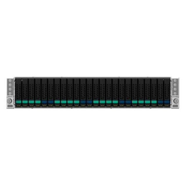 Intel MCB2224BPHY1 Server Intel Xeon Gold 2.4GHz 32GB DDR4-SDRAM 2U, 4 Node Rack Chassis 2130 W