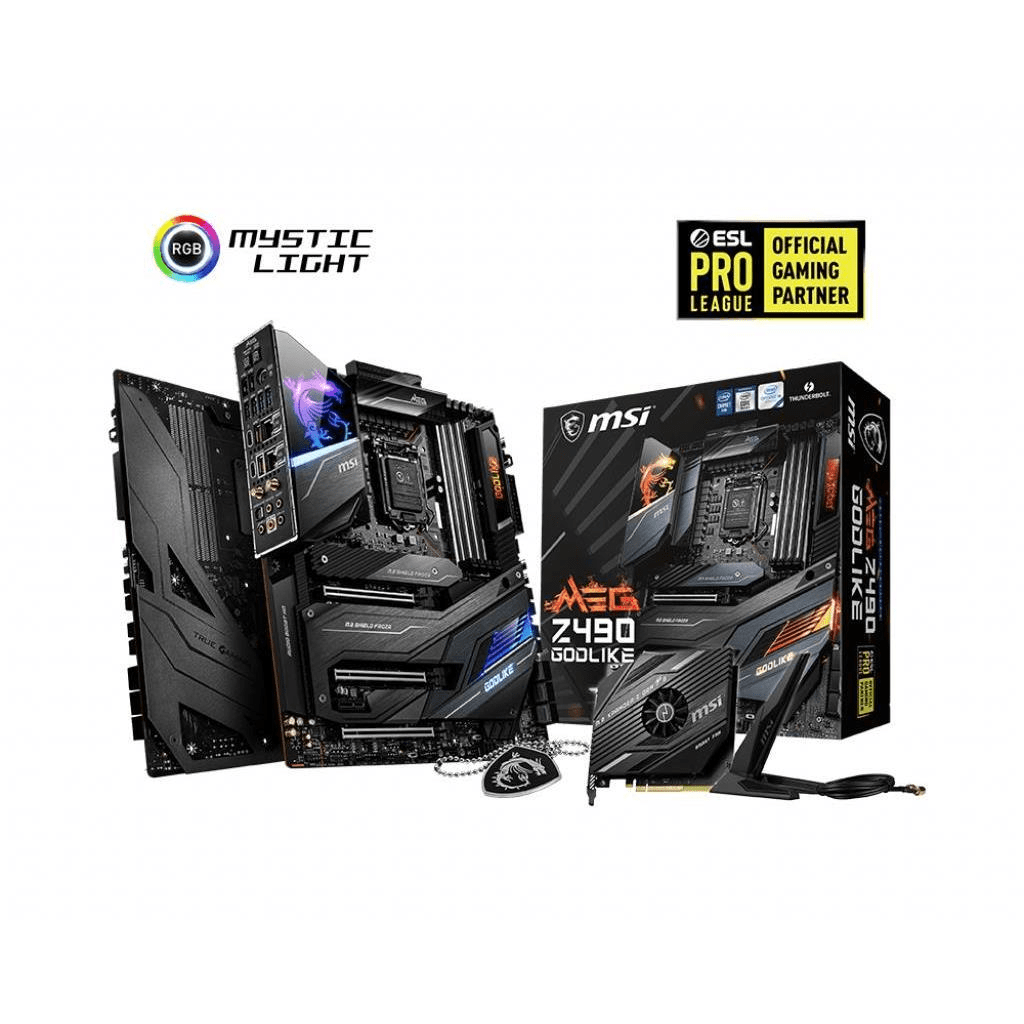 MSI MEG Z490 GODLIKE Motherboard E-ATX LGA1200 WiFi – FirstShop