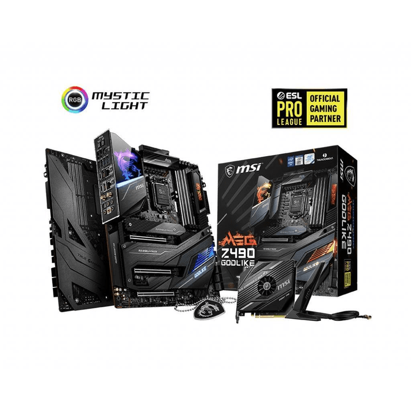 MSI MEG Z490 GODLIKE Motherboard E ATX LGA1200 WiFi 6