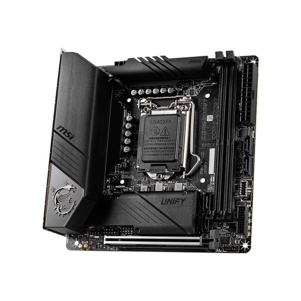 MSI MEG Z490I UNIFY Motherboard Mini-ITX LGA1200 WiFi 6 – FirstShop