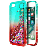 Tuff-Luv Liquid QuickSand Glitter Case for the Apple iPhone SE 2022/2022 and iPhone 7/8 - Gold Venus MF1087