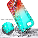 Tuff-Luv Liquid QuickSand Glitter Case for the Apple iPhone SE 2022/2022 and iPhone 7/8 - Gold Venus MF1087