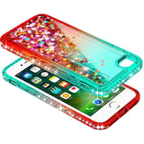 Tuff-Luv Liquid QuickSand Glitter Case for the Apple iPhone SE 2022/2022 and iPhone 7/8 - Gold Venus MF1087