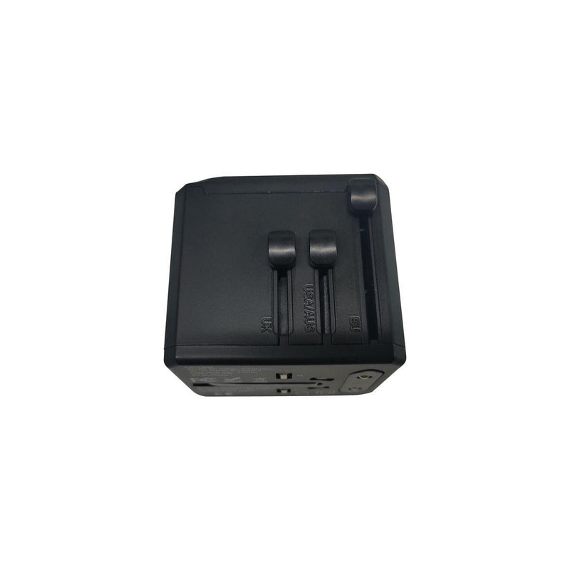Tuff-Luv Universal Travel Adapter with 3 USB+Type -C - Black MF1102