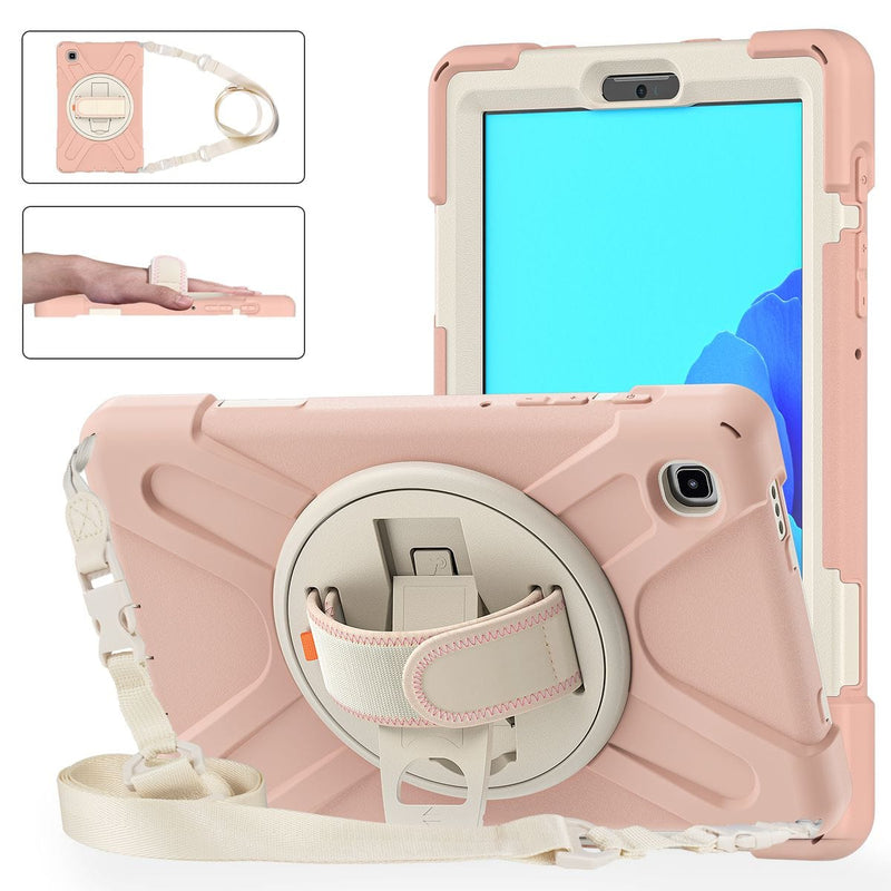 Tuff-Luv Armour Jack Rugged case for Samsung Galaxy A7 Lite (includes Armstrap and hand strap) SM-T220/T225 - Pink MF1121