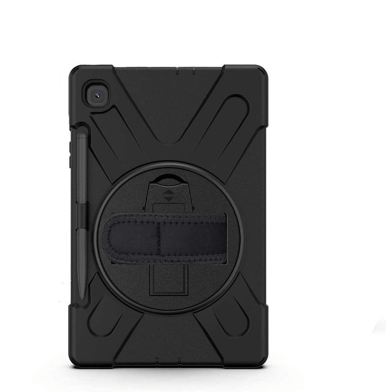Tuff-Luv Rugged Armour Jack Case / Stand / Pen slot for  Samsung Tab S6 Lite 2022 10.4" (P613/P619) - Black MF2005
