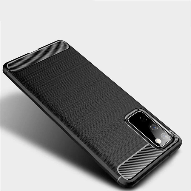 Tuff-Luv Carbon Stlye Rugged Armour Case for Samsung S20 FE - Black MF3356