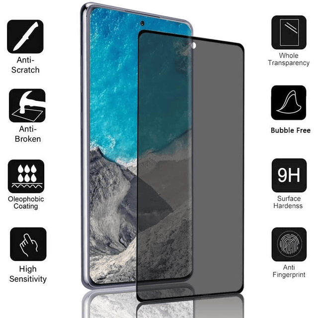 Tuff-Luv 2.5D Tempered Privacy Glass Full Screen for Samsung Galaxy S21 MF3370