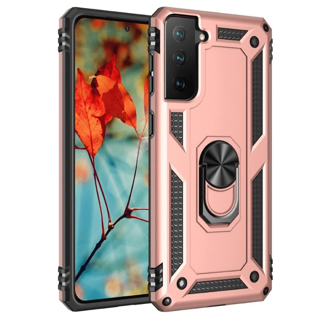 Tuff-Luv TPU/PC Rugged Case and Stand Samsung S21 Ultra Pink MF3442