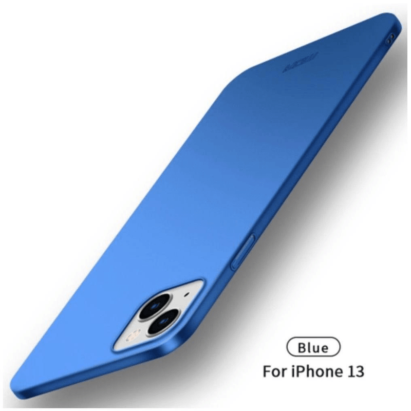 Tuff-Luv Soft Feel Liquid Silicone Case for Apple iPhone 13 - Blue MF616