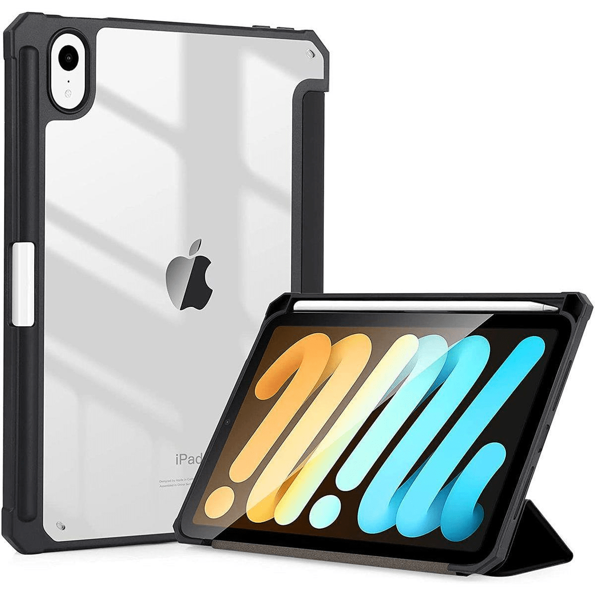 Tuff-Luv Folio Smart Case and Pen Holder for Apple iPad Mini 6