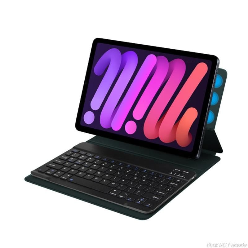 Tuff-Luv Bluetooth Folio Keyboard Case for Apple iPad Mini 6