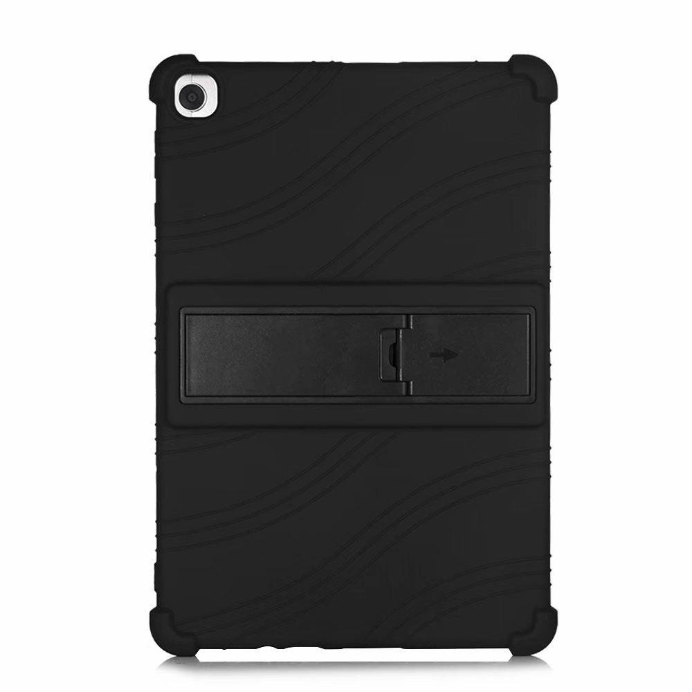 Tuff-Luv Rugged Silicone Case and Stand for Huawei Matepad T10S - Black MF725