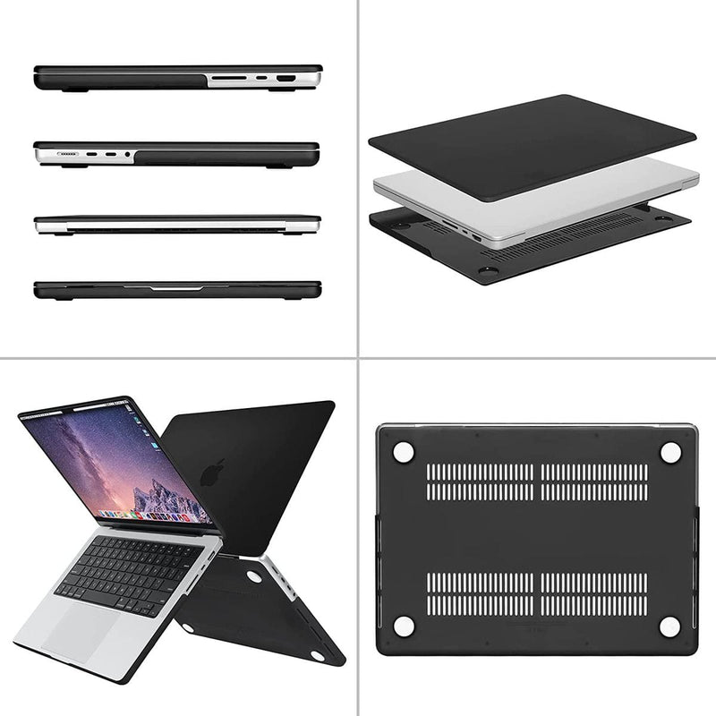 Tuff-Luv 14-inch Hard Shell Case for Macbook Pro - Black MF869