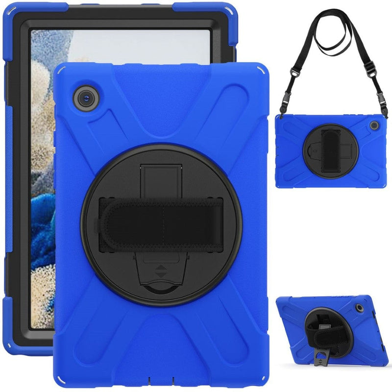 Tuff-Luv 10.5-inch Armour Jack Rugged Case for the Samsung Galaxy Tab A8 2021 - Blue MF909