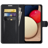 Tuff-Luv Essentials leather folio case & stand for Galaxy A33 5G Black MF969