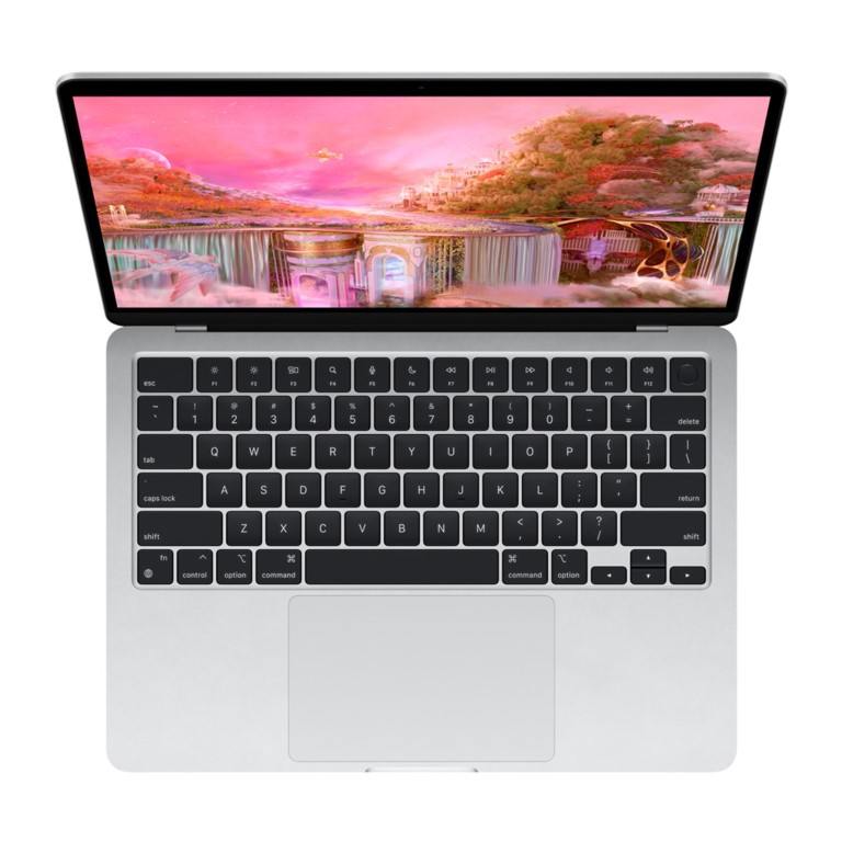 Apple MacBook Air 13.6-inch WQXGA+ Laptop - Apple M2 256GB SSD 8GB RAM Silver macOS Monterey MLXY3ZE/A