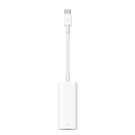 Apple Thunderbolt 3 to Thunderbold 2 Adapter MMEL2