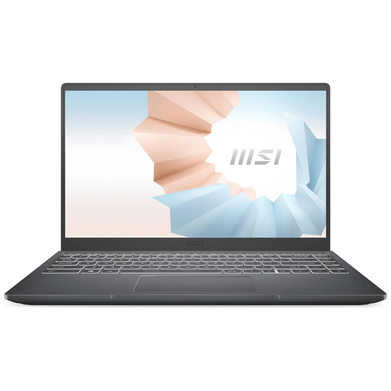 MSI Modern 14 14-inch FHD Laptop - AMD Ryzen 7 5700U 512GB SSD 8GB RAM Windows 11 Home MODERN 14 B5M-214ZA