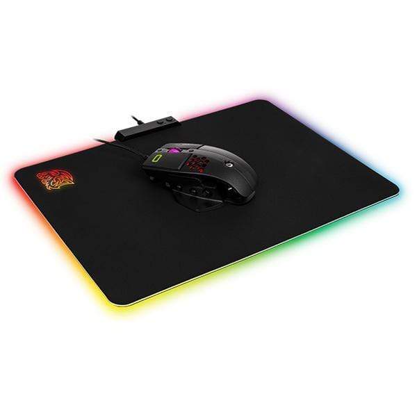 Thermaltake MP-DCM-RGBSMS-01 Mouse Pad Black Gaming Mouse Pad