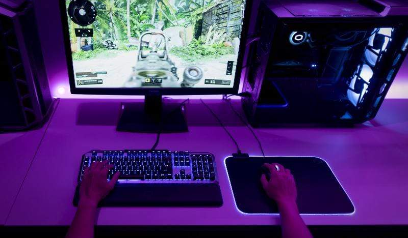 Cooler Master Gaming MP750 Black and Purple Gaming Mouse Pad MPA-MP750-L