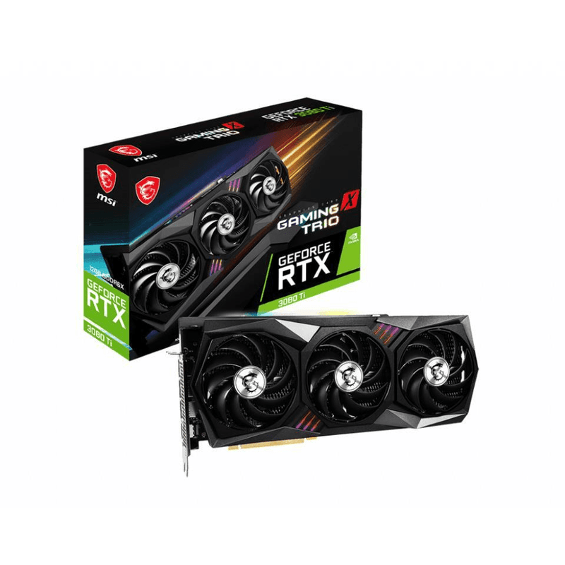 MSI RTX 3080 TI Gaming X Trio LHR 12GB GDDR6X Graphic Card MSI RTX 3080 TI GAMING X