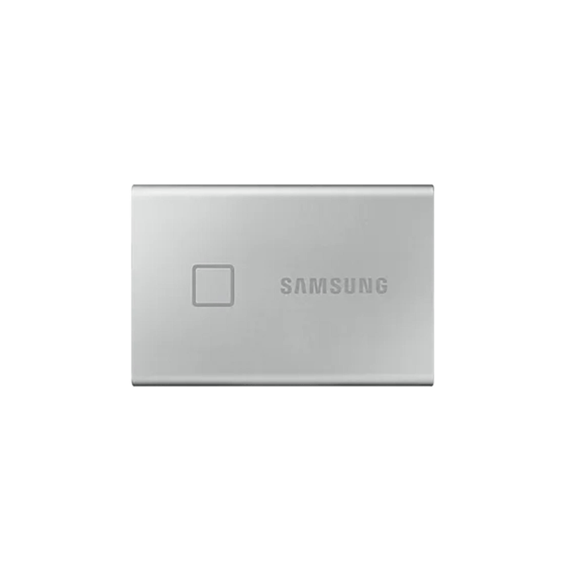 Portable SSD T7 TOUCH USB 3.2 500GB (Silver) Memory & Storage - MU
