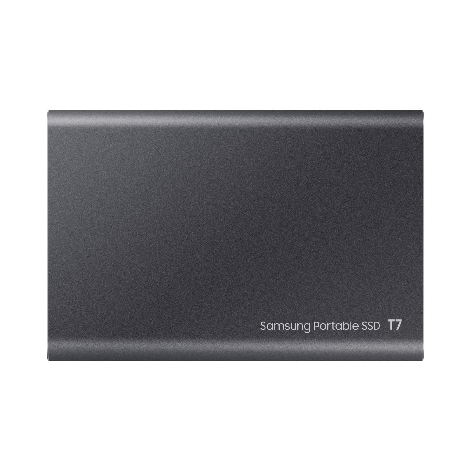 Samsung T7 2TB Grey External SSD MU-PC2T0T – FirstShop