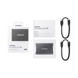 Samsung T7 500GB Gray USB 3.2 External SSD MU-PC500T