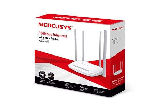 Mercusys MW325R Wi-Fi 4 Wireless Router - Single-band 2.4GHz Fast Ethernet White