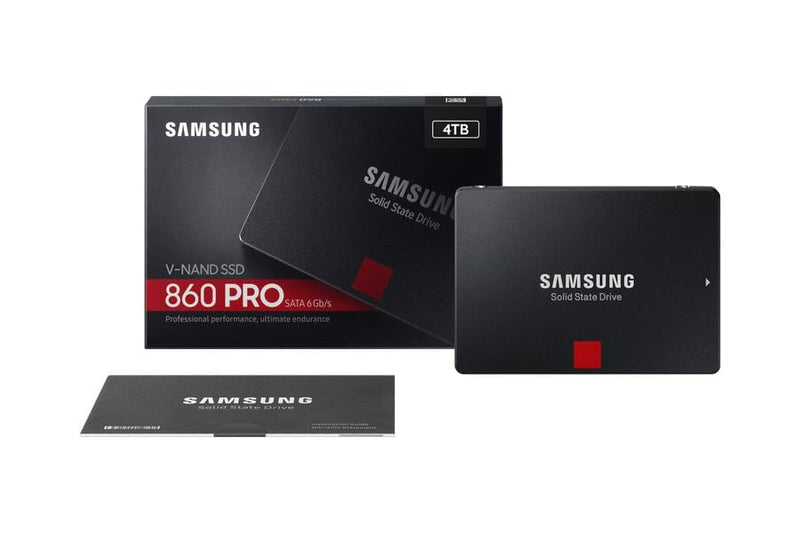 Samsung 860 PRO 2.5-inch 4TB Serial ATA III V-NAND MLC Internal SSD MZ-76P4T0B/EU