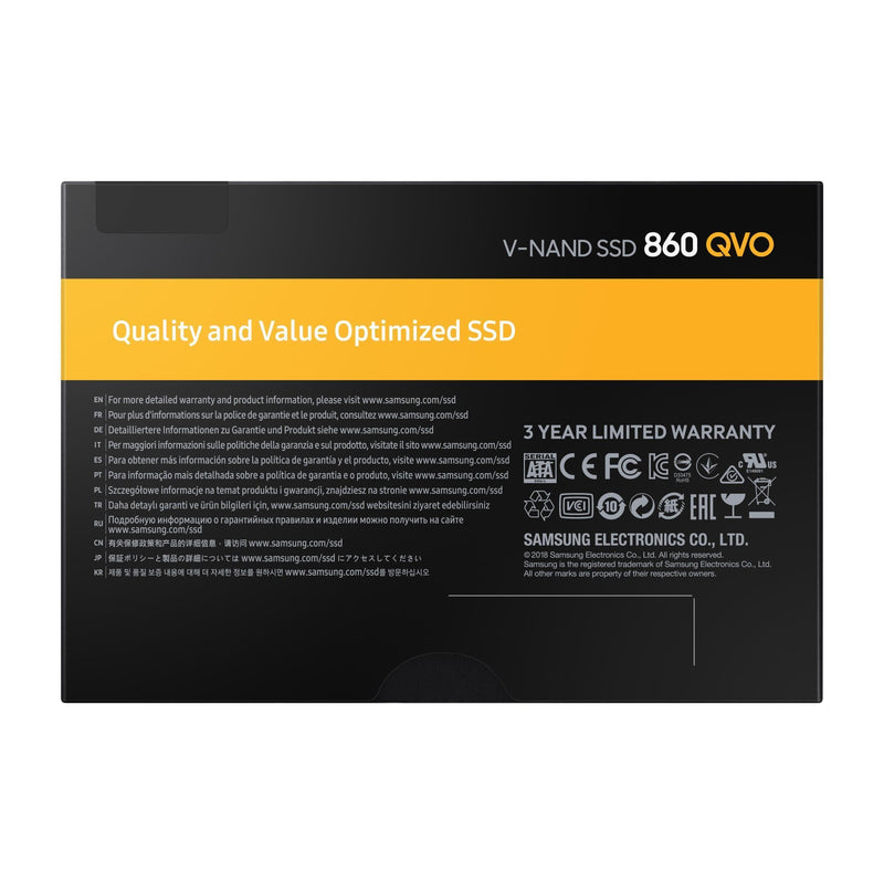 Samsung 860 QVO 2.5-inch 2TB Serial ATA III MLC Internal SSD MZ-76Q2T0BW