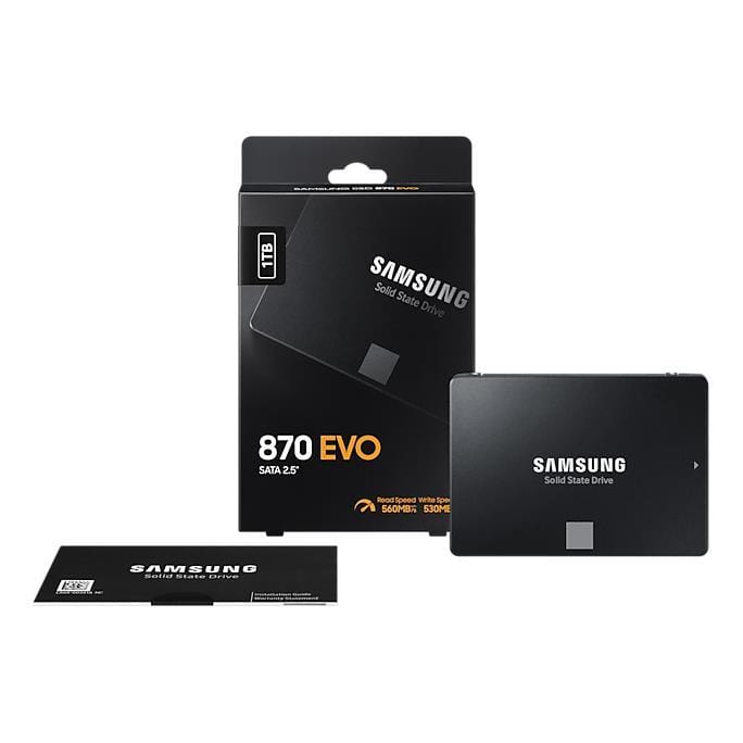Samsung 870 Evo 2.5-inch 1TB Serial ATA III Internal SSD MZ