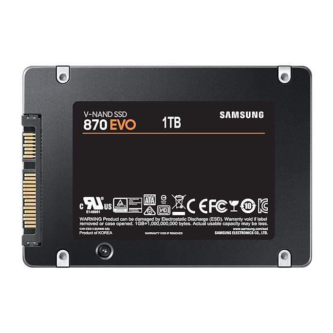 Samsung 870 Evo 2.5-inch 1TB Serial ATA III Internal SSD MZ