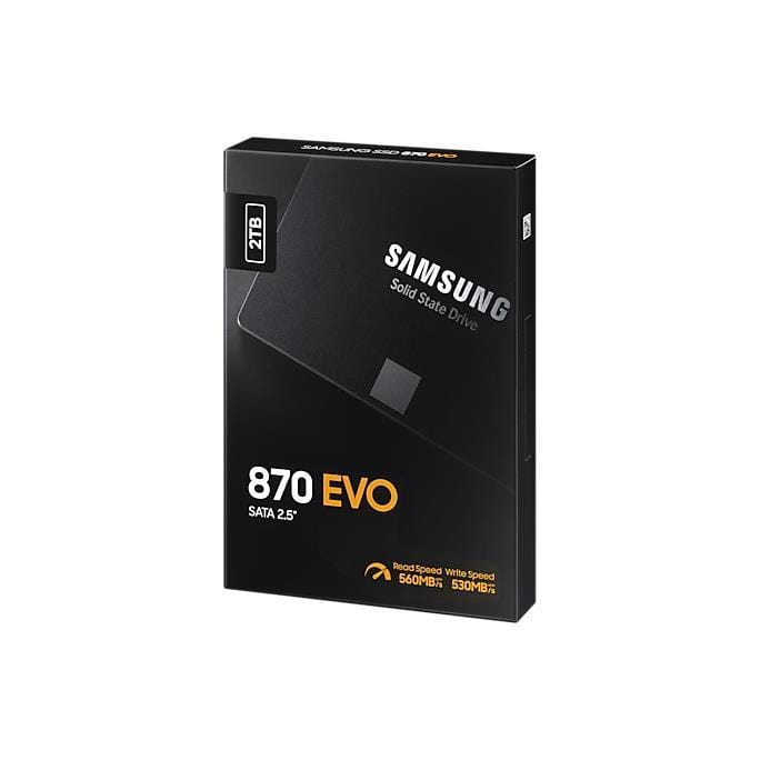 Samsung 870 Evo 2.5-inch 2TB Serial ATA III Internal SSD MZ-77E2T0BW